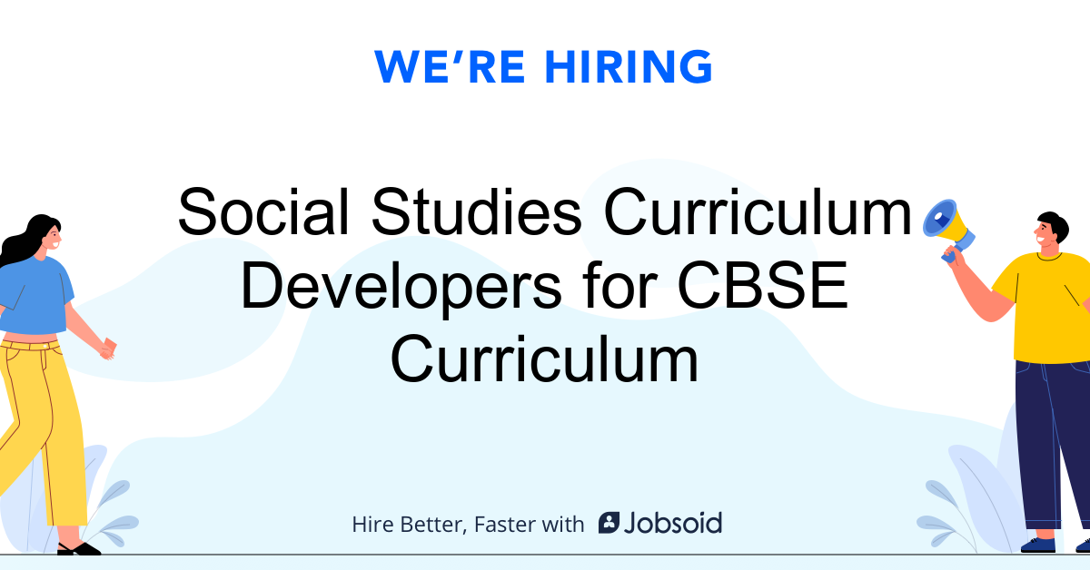 Social Studies Curriculum Developers for CBSE Curriculum Nalanda