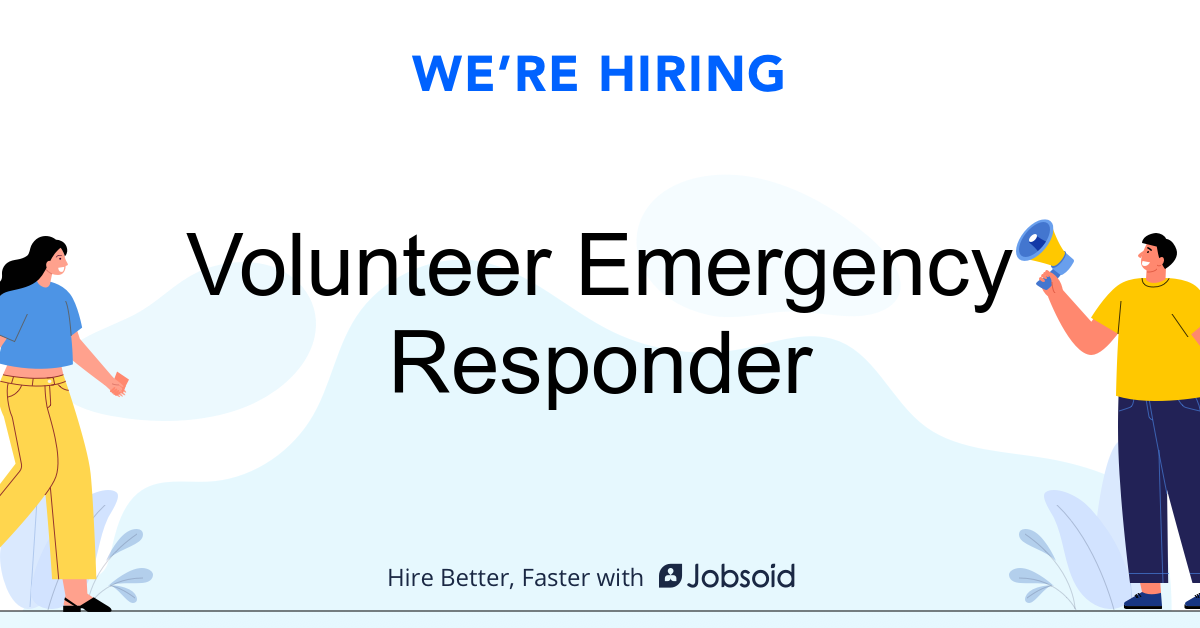 Volunteer Emergency Responder - Dodge County Emergency Response Team Inc