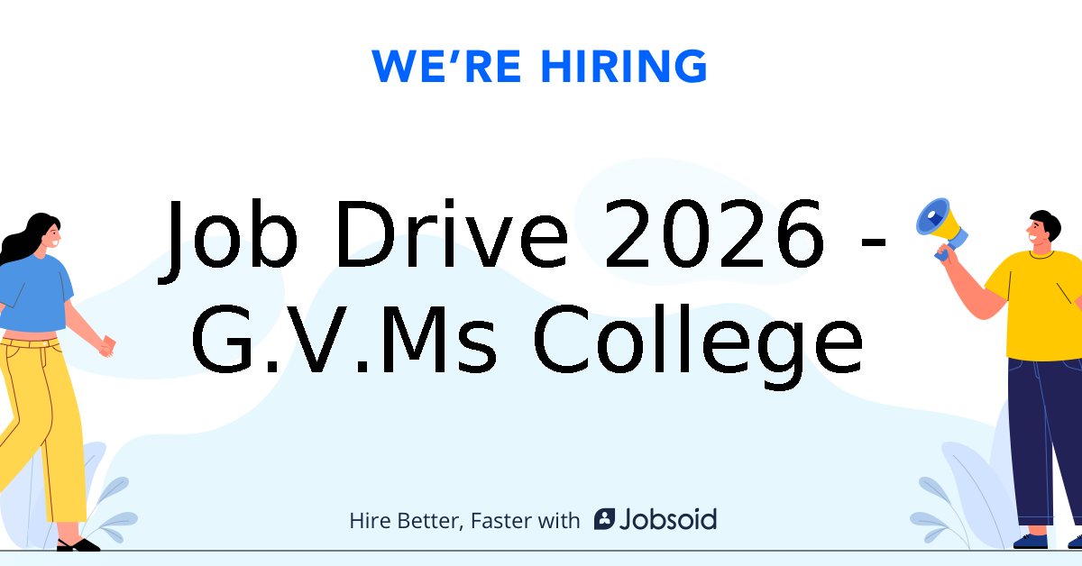 Job Drive 2026 - G.V.Ms College - Teknorix