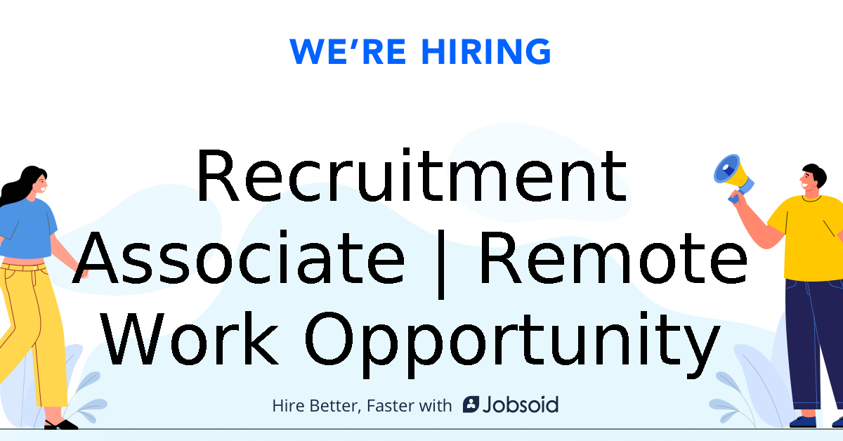 Recruitment Associate | Remote Work Opportunity - Edge Tutor