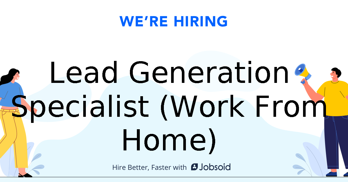 Lead Generation Specialist (Work From Home) - edgetutor