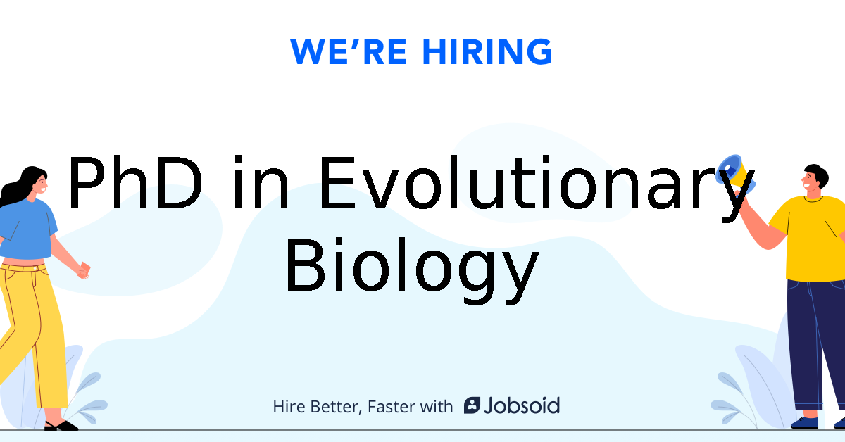 phd scholarships in evolutionary biology