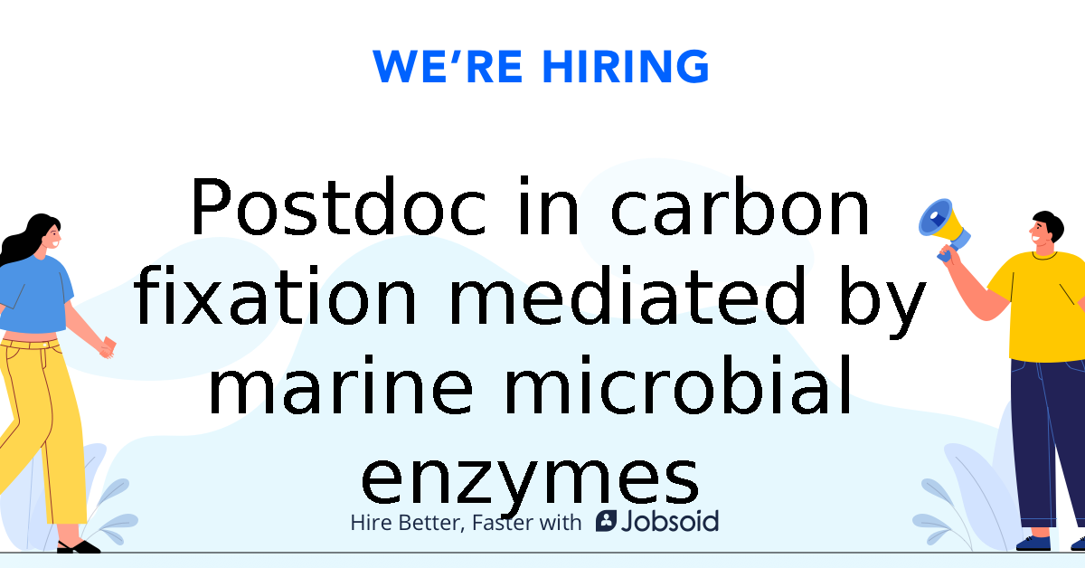 Postdoc in carbon fixation mediated by marine microbial enzymes VIB