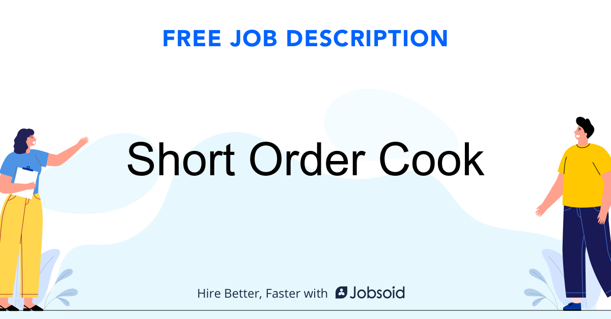 Short Order Cook Job Description - Image