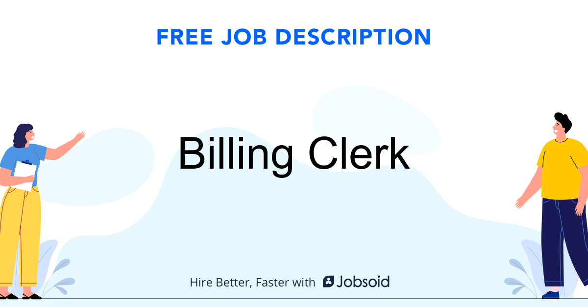 Billing Clerk Job Description - Image