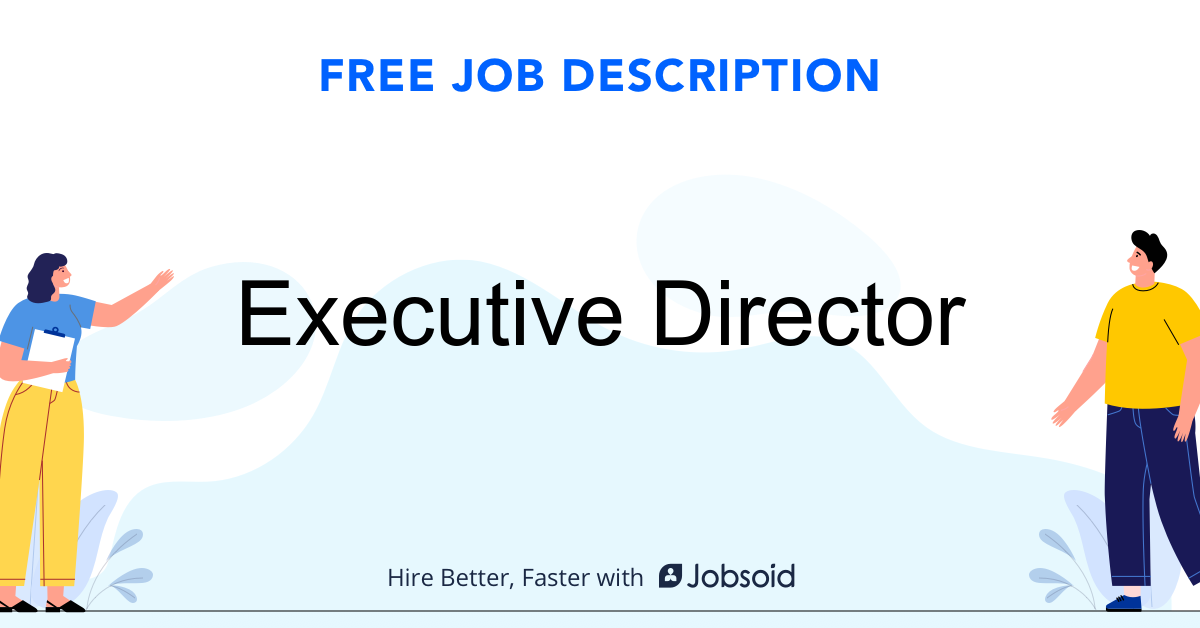 Executive Director Job Description - Image