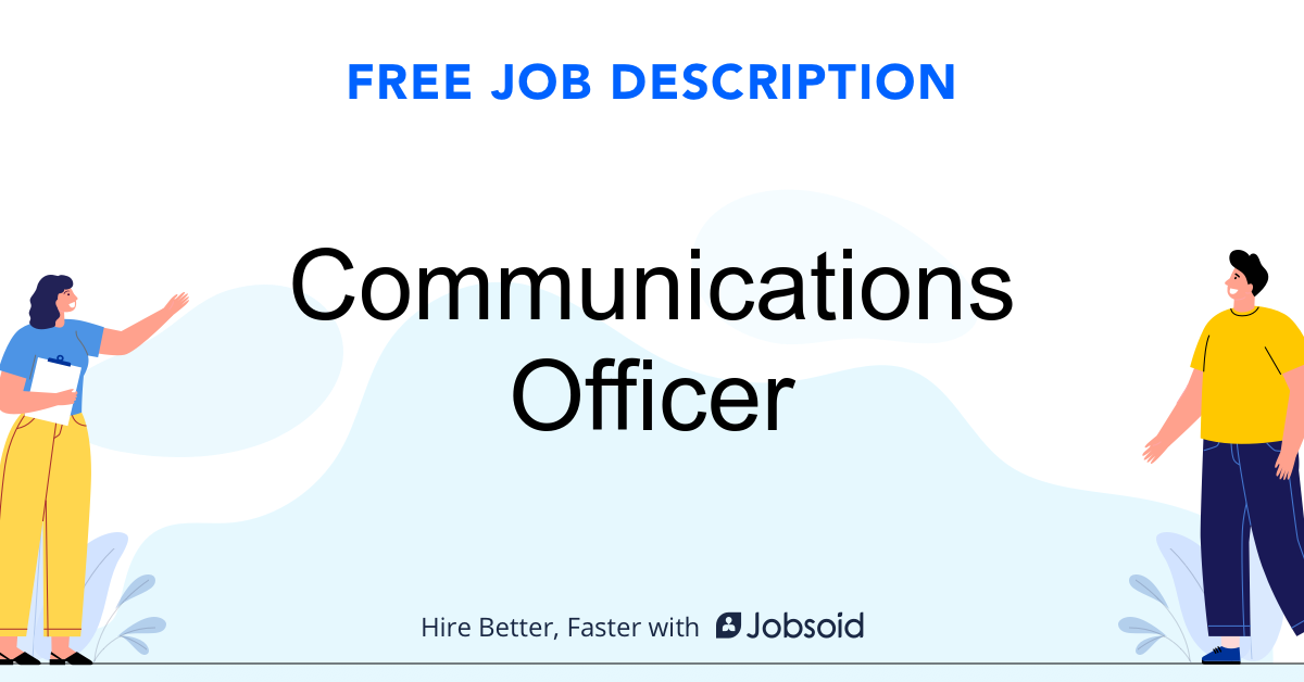 Communications Officer Job Description - Image