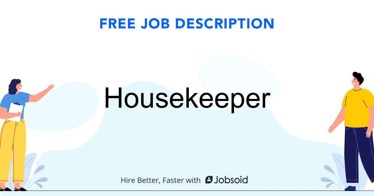 Housekeeper Job Description - Image