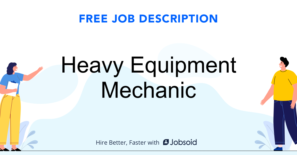 Heavy Equipment Mechanic Job Description - Image