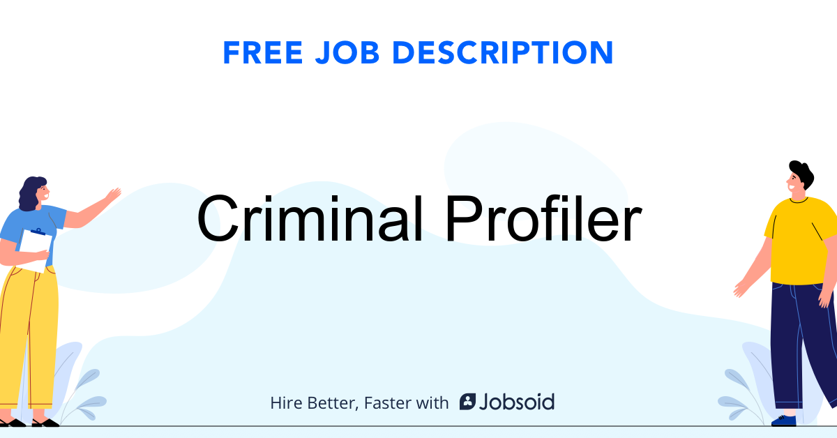 Criminal Profiler Job Description - Image