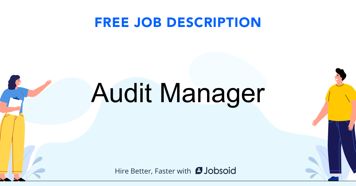 Audit Manager Job Description - Image