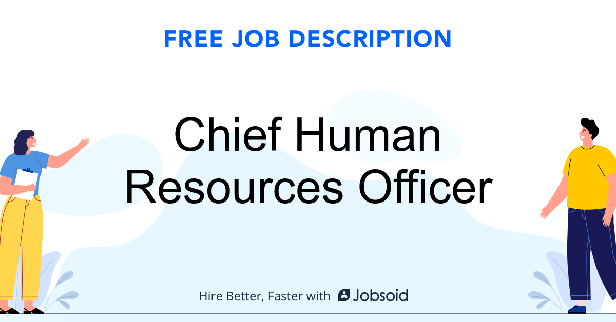 Chief Human Resources Officer Job Description - Image