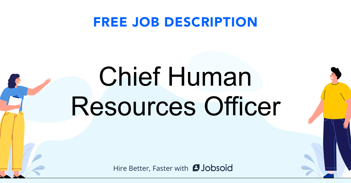 Chief Human Resources Officer Job Description Jobsoid