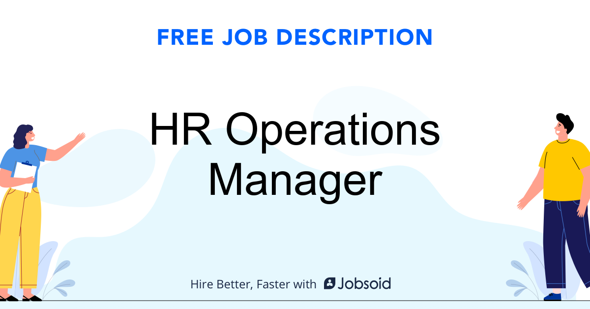 HR Operations Manager Job Description Jobsoid