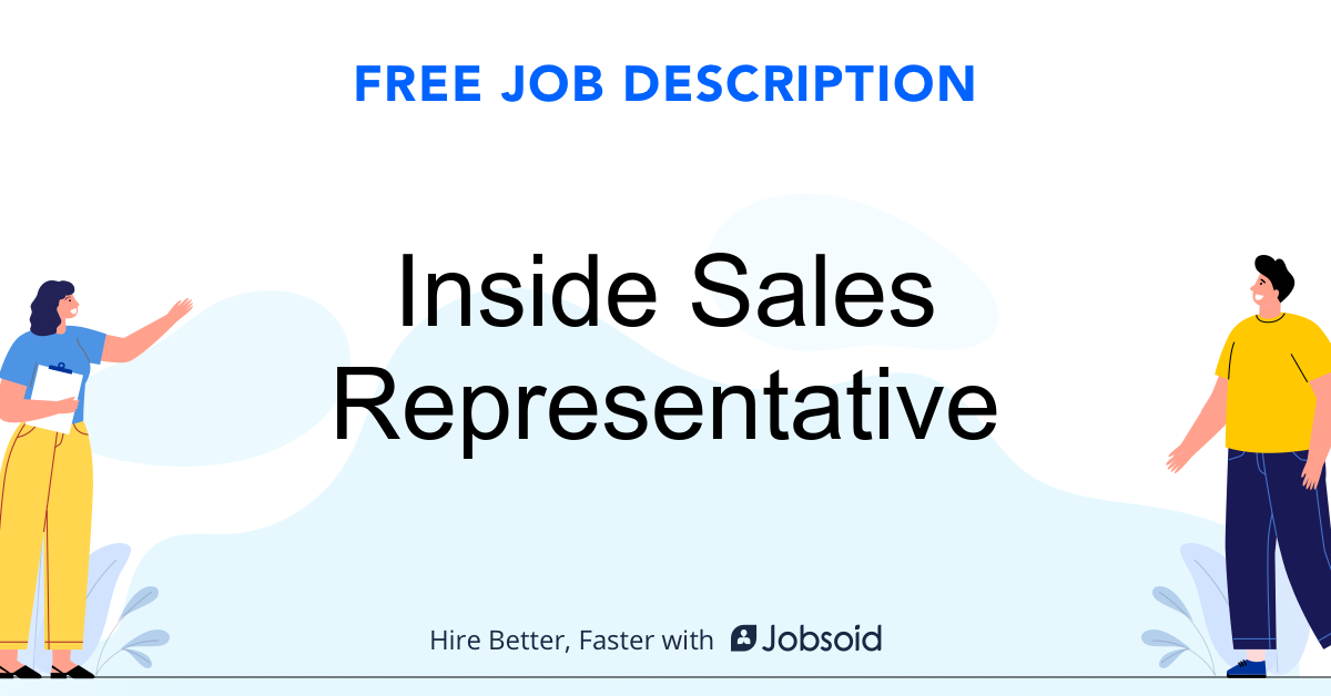  Inside Sales Representative Job Description Jobsoid