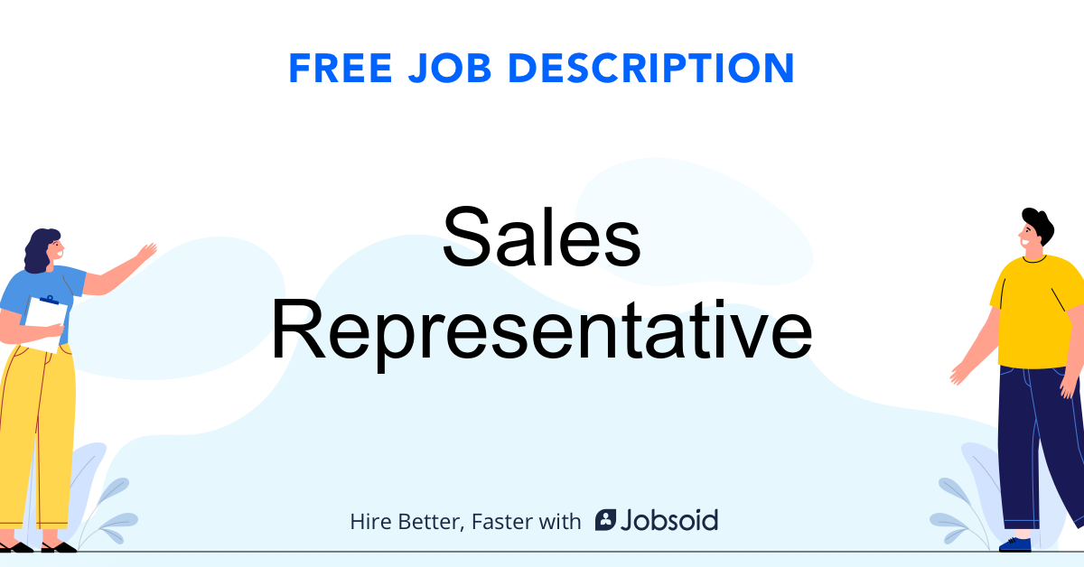 Sales Representative Job Description - Image