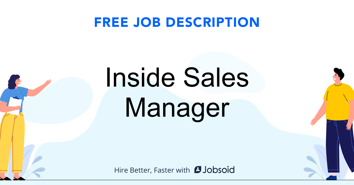 Inside Sales Manager Job Description - Image