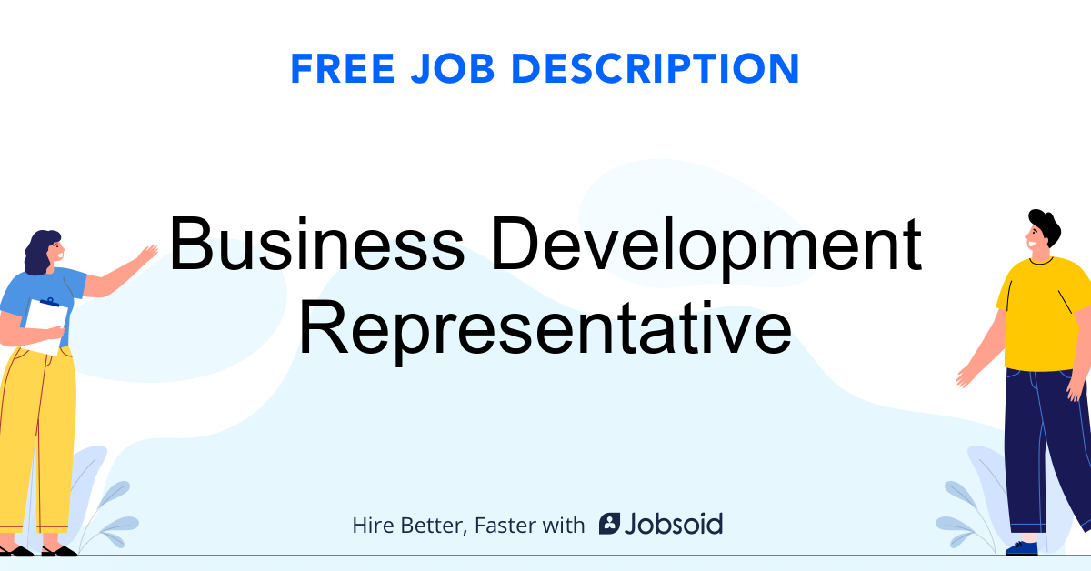 Business Development Representative Job Description Jobsoid