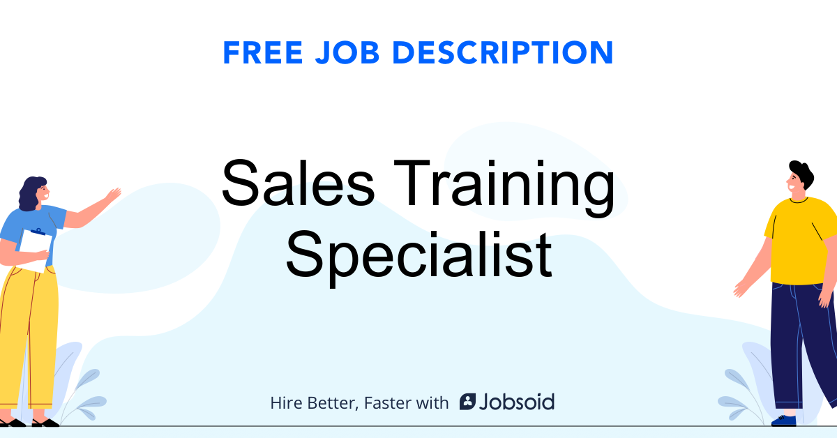 Sales Training Specialist Job Description - Image