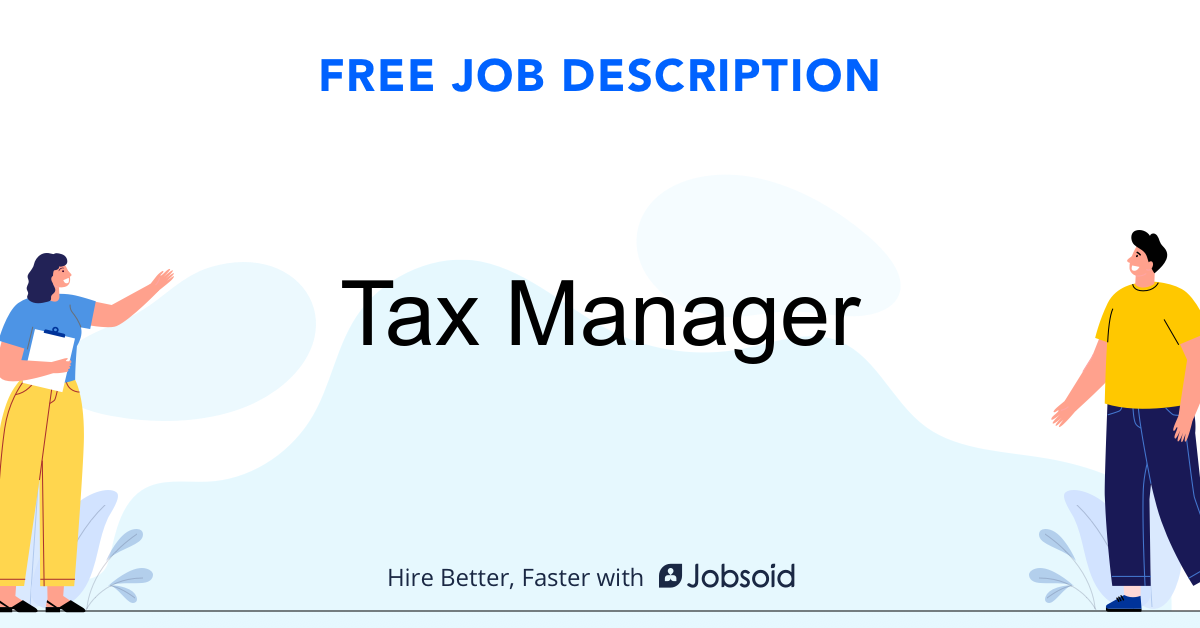 Tax Manager Job Description - Image