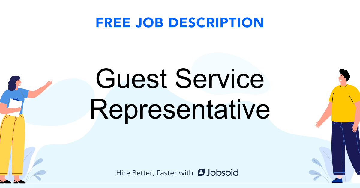 Guest Service Representative Job Description Jobsoid