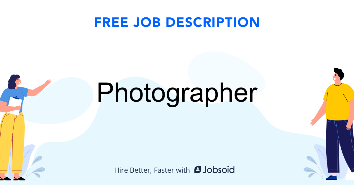 Photographer Job Description - Image