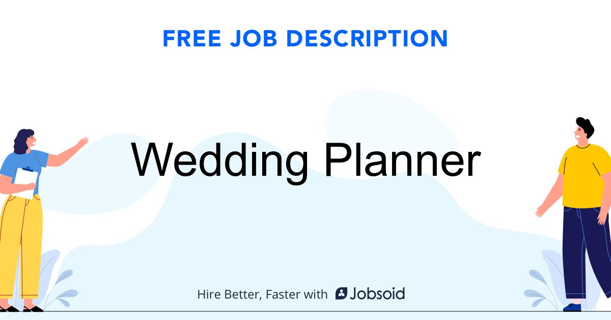 Wedding Planner Job Description Jobsoid