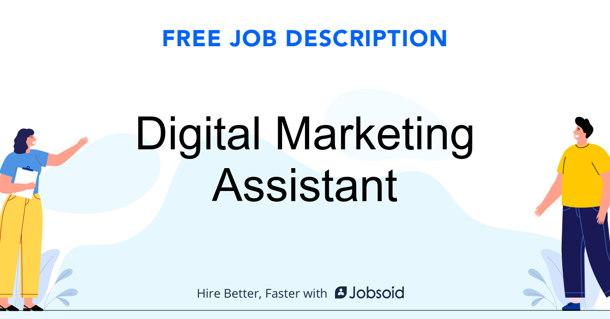 Digital Marketing Assistant Job Description Jobsoid