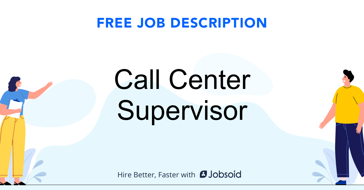 Call Center Supervisor Job Description - Image