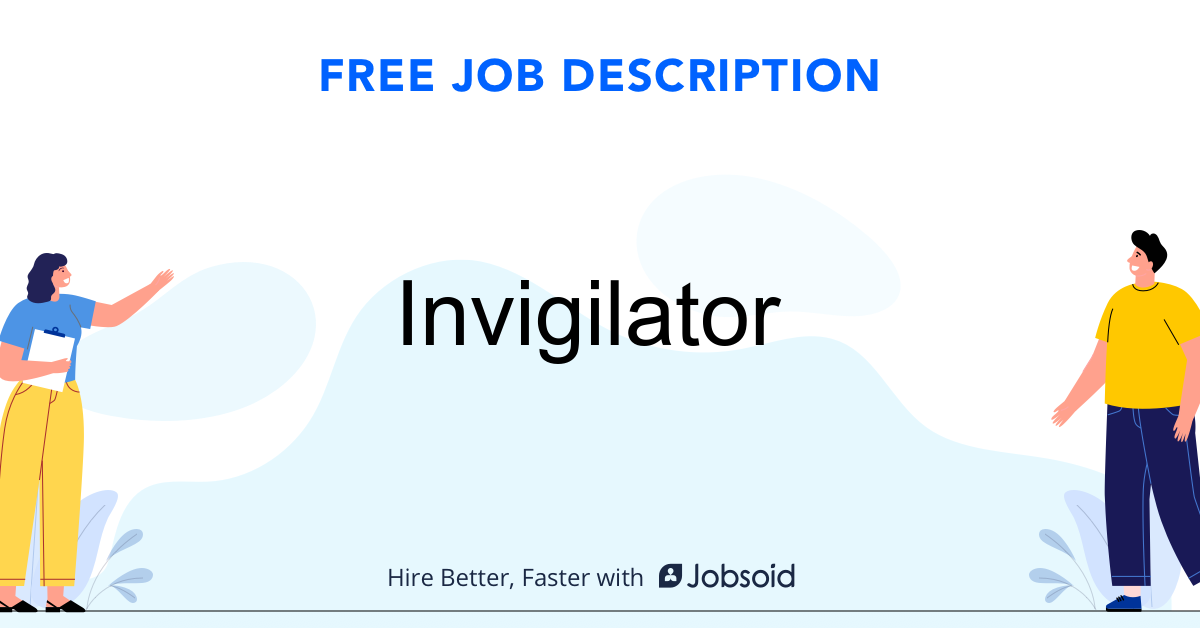 Invigilator Job Description - Image