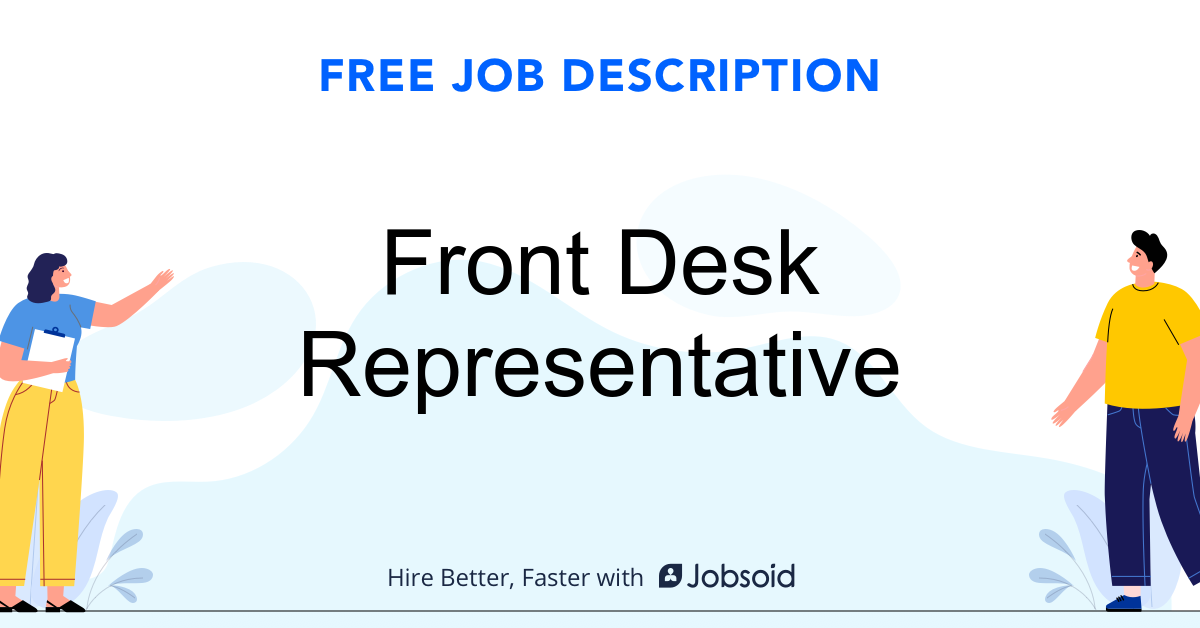 Front Desk Representative Job Description - Image
